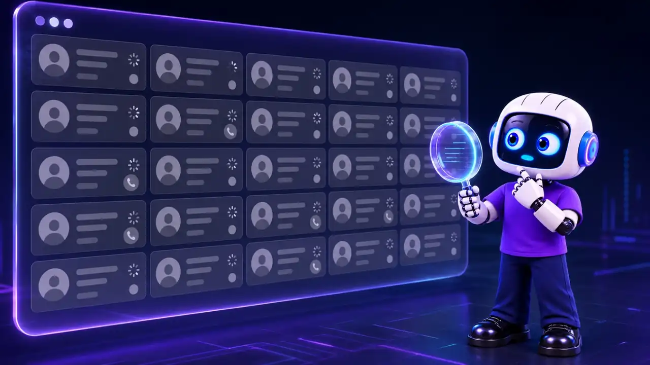 AI assistant analysing and segmenting an inactive lead database