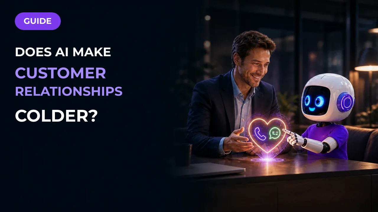 Does artificial intelligence make customer relationships colder?