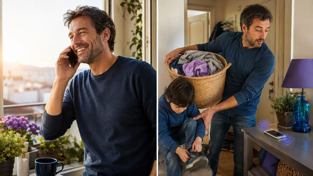 A salesperson balancing legitimate priorities while new-lead notifications arrive